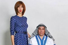 Arab and his wife